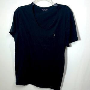 AllSaints men’s black T-shirt 100% cotton size large